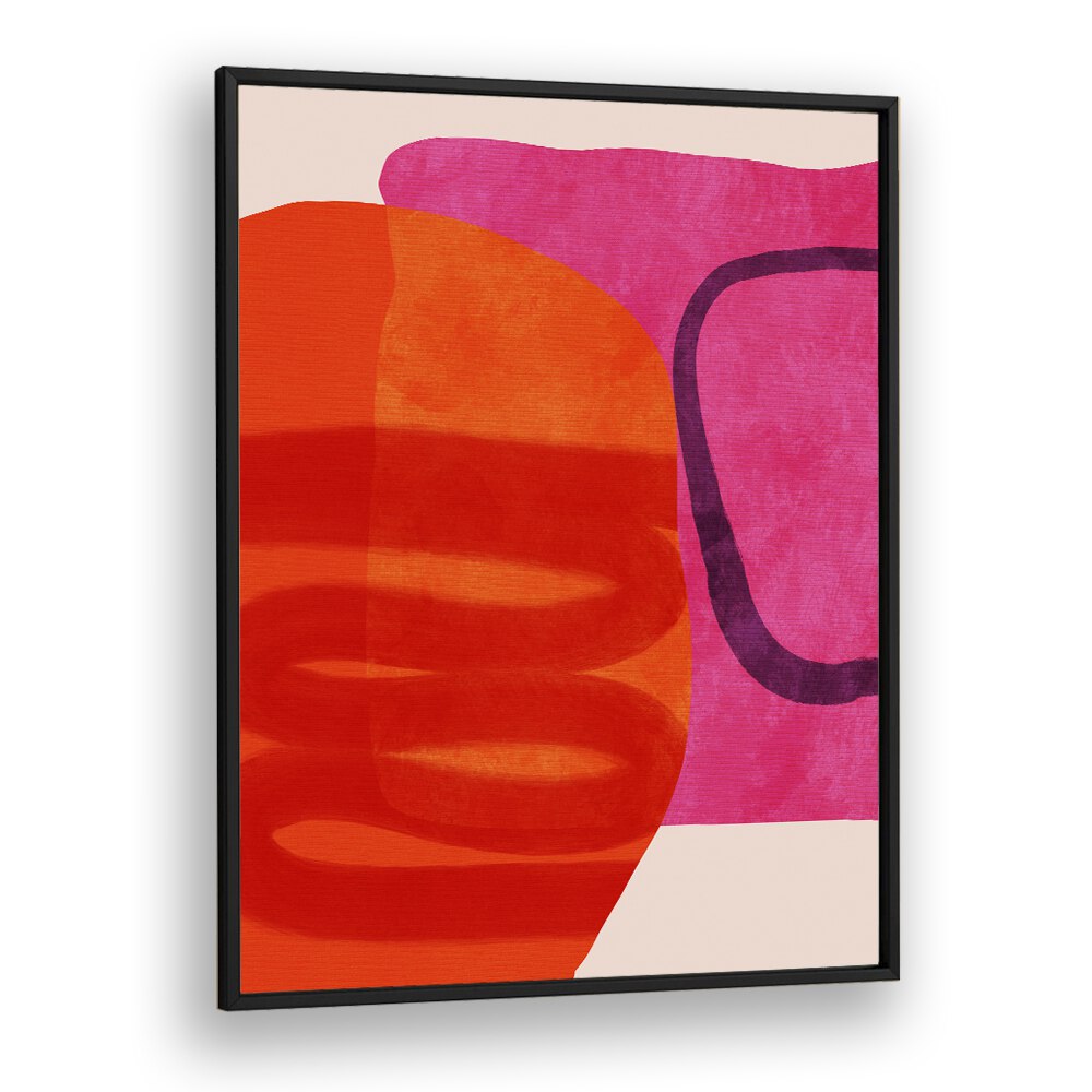 Colorful abstract composition "Painted Lines IV" by Ana Rut Bre, perfect for enhancing your space with vibrant art.