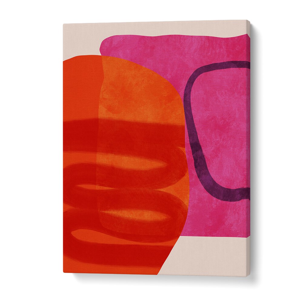 Vibrant "PAINTED LINES IV", an enchanting abstract painting by Ana Rut Bre, perfect for elevating any space.