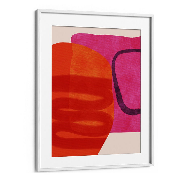 Vibrant colors and shapes in PAINTED LINES IV, a stunning abstract painting by Ana Rut Bre, perfect for any space.
