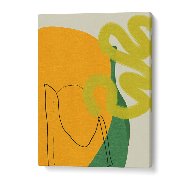 Colorful abstract design featuring bold shapes in "PAINTED LINES X KOPIE, ABSTRACT PAINTINGS" by Ana Rut Bre.