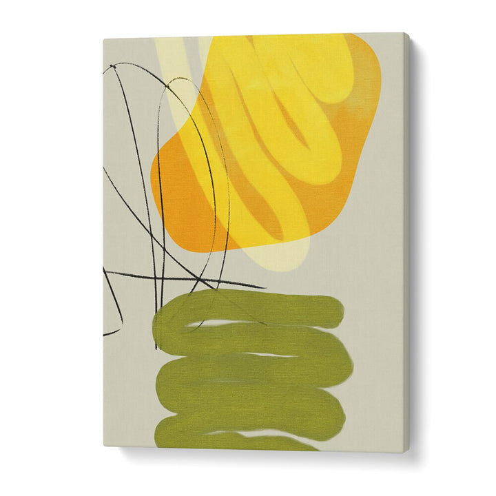 Bright and modern, PAINTED LINES XI KOPIE, ABSTRACT PAINTINGS by Ana Rut Bre enhances any space with elegance.