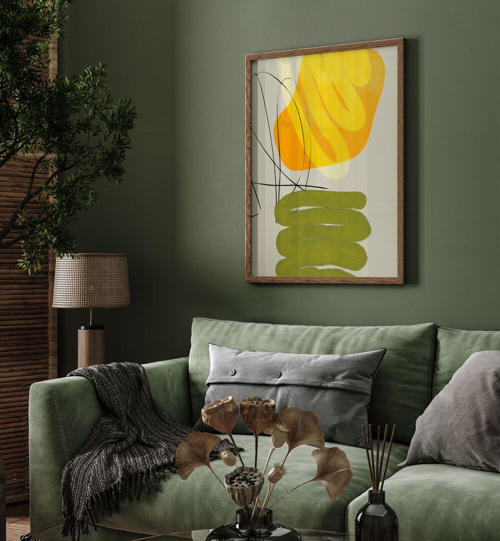 Elevate your decor with PAINTED LINES XI KOPIE, ABSTRACT PAINTINGS by Ana Rut Bre, a stunning modern art piece.