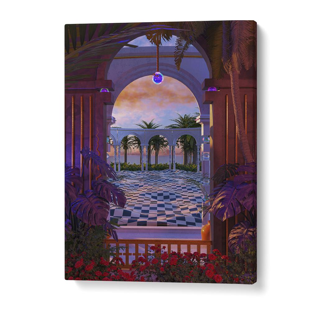 Experience vibrant surrealism with PALLIDIUM, SURREAL ART PRINTS by Cosmo Zach, perfect for any art collection.