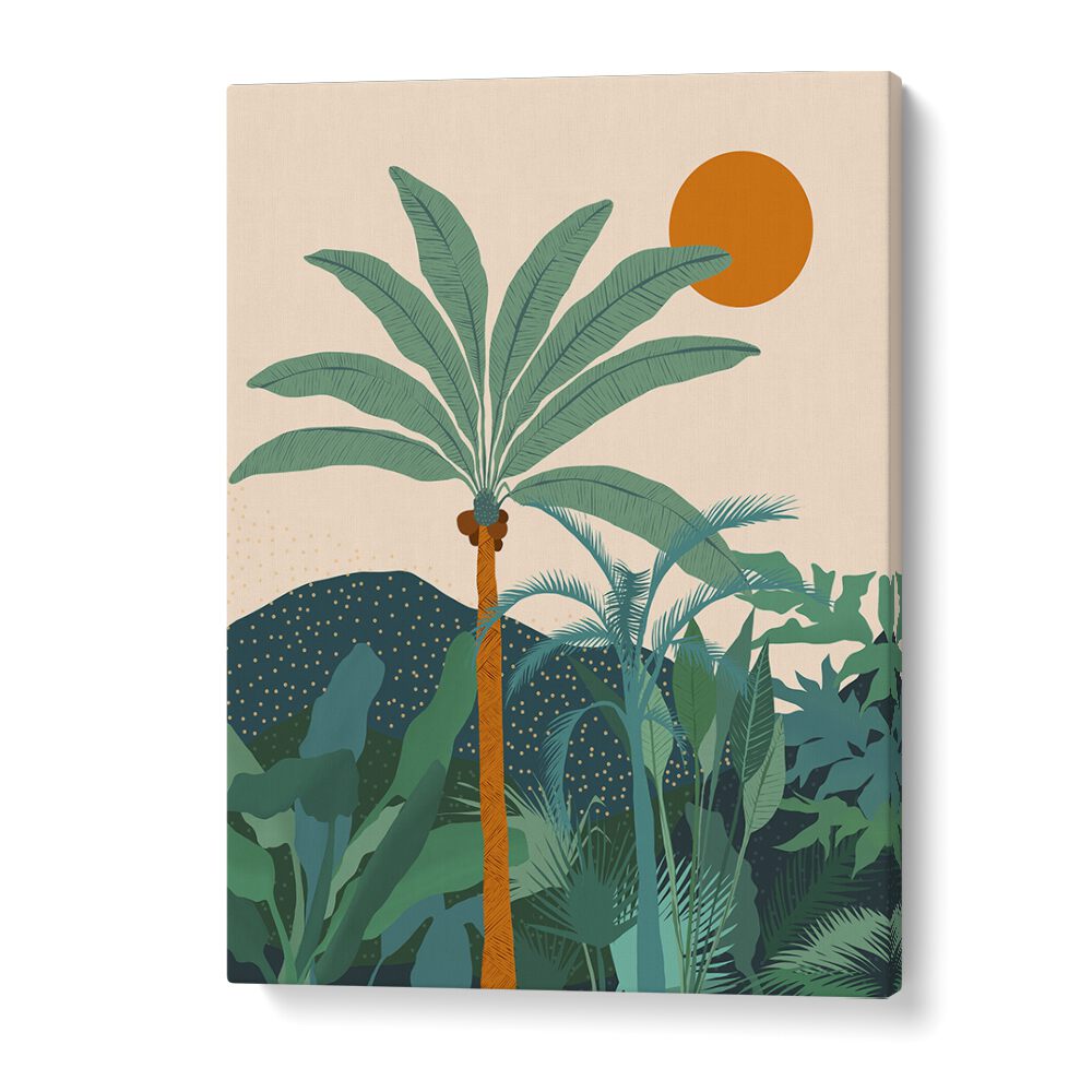 Transform your space with PALM VIBES, FLORAL FLOWER PAINTINGS by Uma Gokhale, showcasing vibrant botanical art.