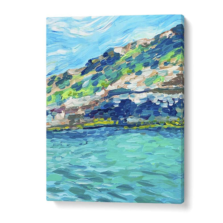 Breathtaking PALMA, LANDSCAPE PAINTINGS by Key and Sea Creative, showcasing vibrant nature and serene waters.
