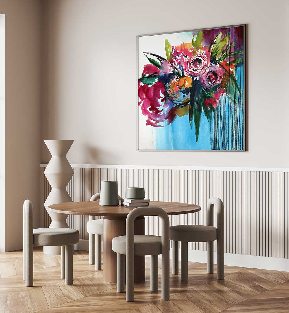 PARADISO , FLORAL FLOWER PAINTINGS