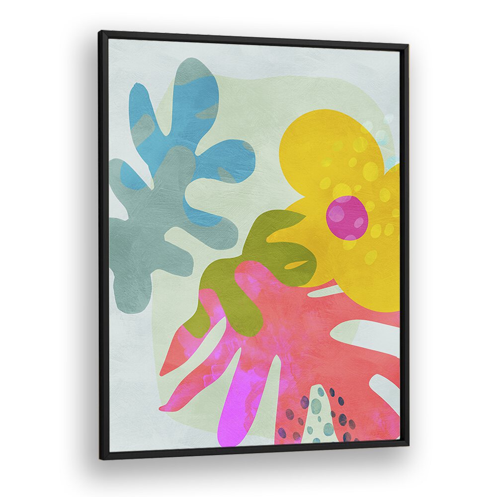 Bright and modern, the PASTEL CUT OUT MATISSE, ABSTRACT PAINTINGS by Ana Rut Bre enhances any living space.