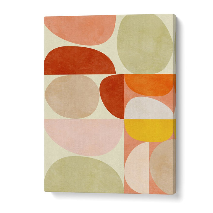 Vibrant PASTEL GEOMETRY, ABSTRACT PAINTINGS by Ana Rut Bre, perfect for elevating your space with modern art.