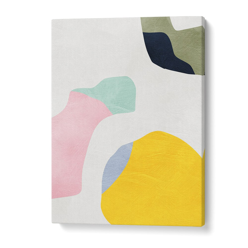 Pastel Minimal Shapes, Abstract Paintings by Ana Rut Bre, vibrant modern art piece enhancing your space's charm.