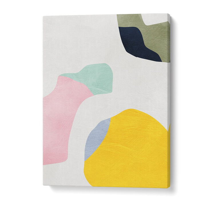 Pastel Minimal Shapes, Abstract Paintings by Ana Rut Bre, vibrant modern art piece enhancing your space's charm.