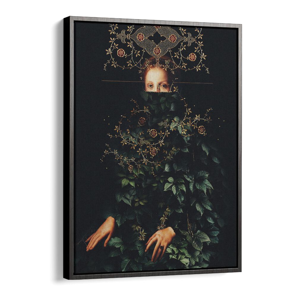 Frank Moth's PATIENCE II, SURREAL ART PRINTS, blends nature and imagination in a captivating floater frame.