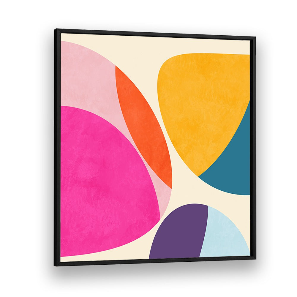 Vibrant PATTERN III MID BUNT III, ABSTRACT PAINTINGS by Ana Rut Bre, enhancing spaces with striking color and charm.