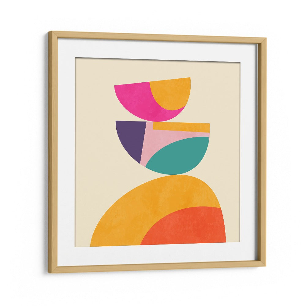 Discover the vibrant PATTERN III MID BUNT IV, ABSTRACT PAINTINGS by Ana Rut Bre, perfect for modern decor.