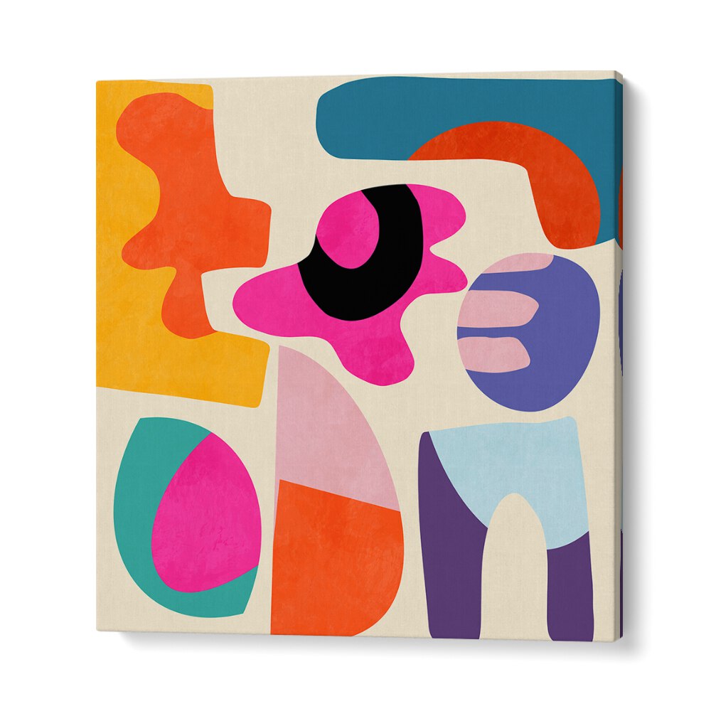 Vibrant PATTERN III MID BUNT IX, ABSTRACT PAINTINGS by Ana Rut Bre transforms your space with captivating colors.