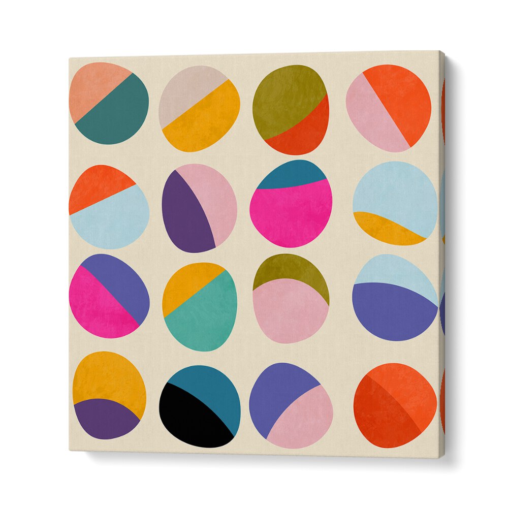 Stunning PATTERN III MID BUNT VI KOPIE, ABSTRACT PAINTINGS by Ana Rut Bre, perfect for contemporary decor.
