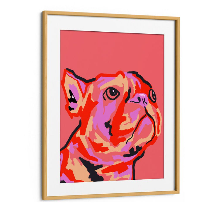 Brighten kids' rooms with PAWSITIVELY PATCHED, KIDS ROOM PAINTINGS featuring colorful abstract animal art.