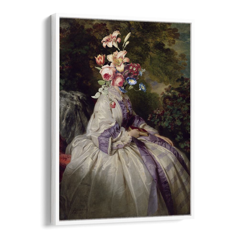 Transform your space with the vibrant PERSONAL GARDEN, ALTERED ART PRINTS by The Art Concept, beautifully framed.