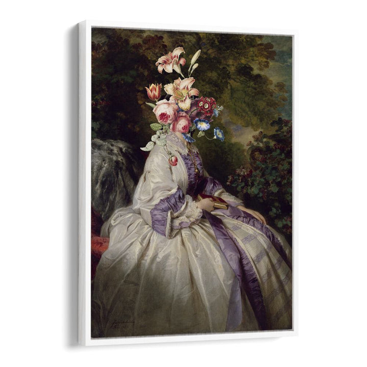 Transform your space with the vibrant PERSONAL GARDEN, ALTERED ART PRINTS by The Art Concept, beautifully framed.
