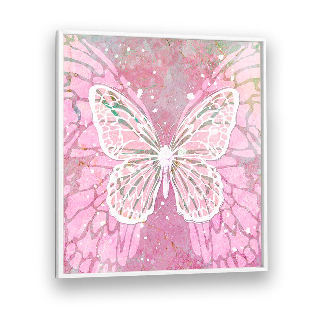 Stunning PINK BUTTERFLY, FASHION POSTERS by Martina adds elegance and creativity to any space with its vibrant design.