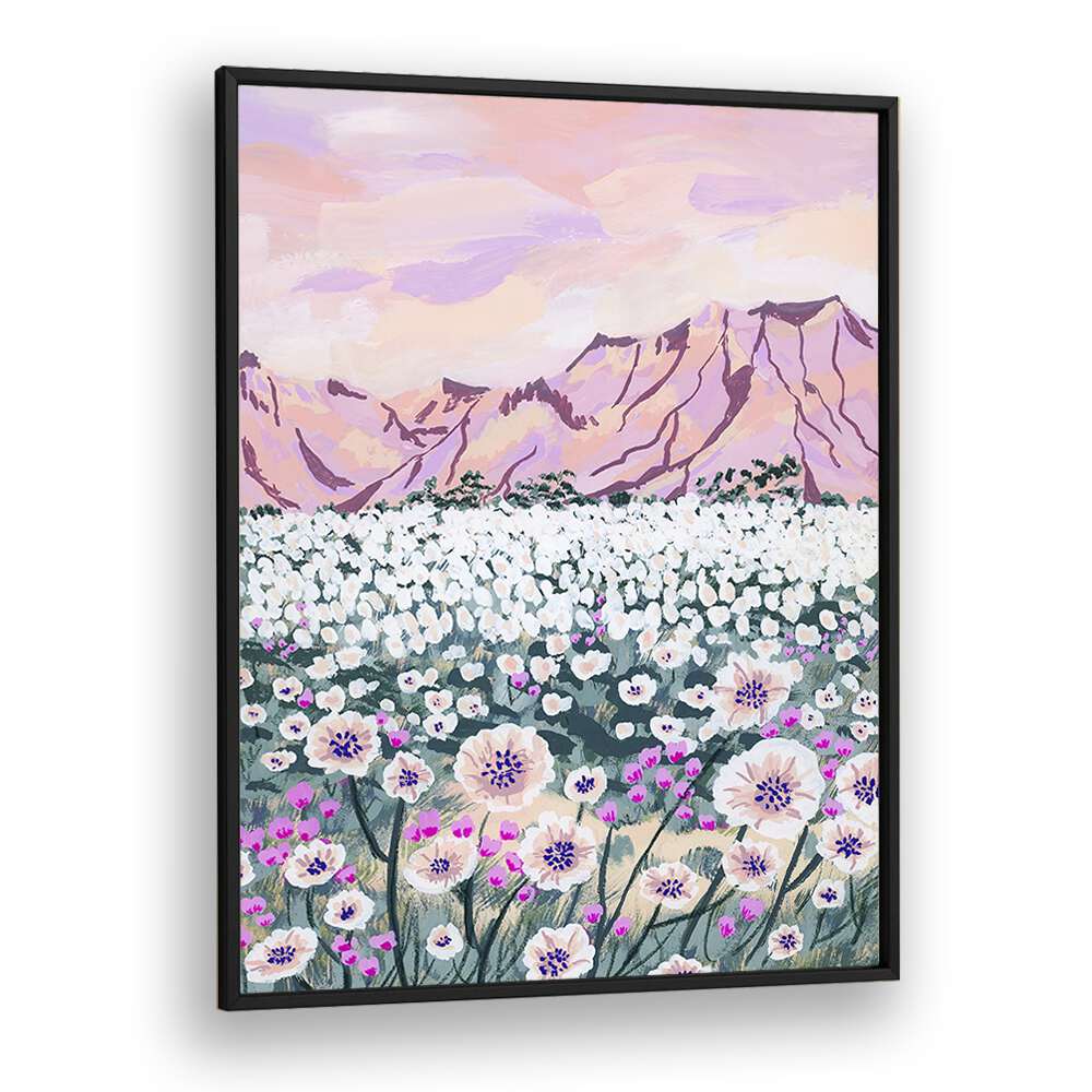 Vibrant "PINK DESERT, LANDSCAPE PAINTINGS" by Sarah Gesek, perfect for elevating your living space with beauty.