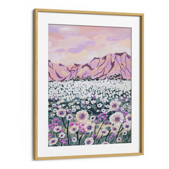 Stunning PINK DESERT, LANDSCAPE PAINTINGS by Sarah Gesek, perfect for enhancing your living space with vibrant art.