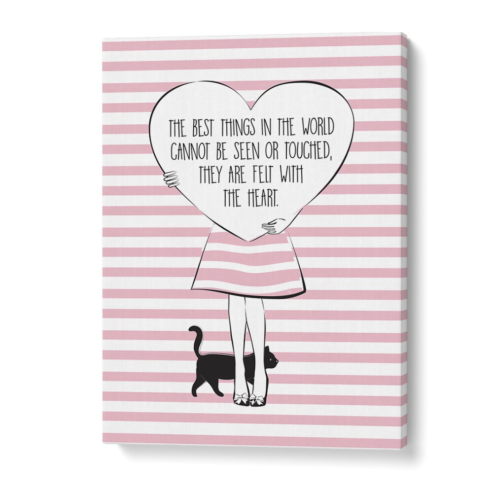Stylish PINK HEART, FASHION POSTERS by Martina, featuring a heart illustration and elegant design for modern decor.