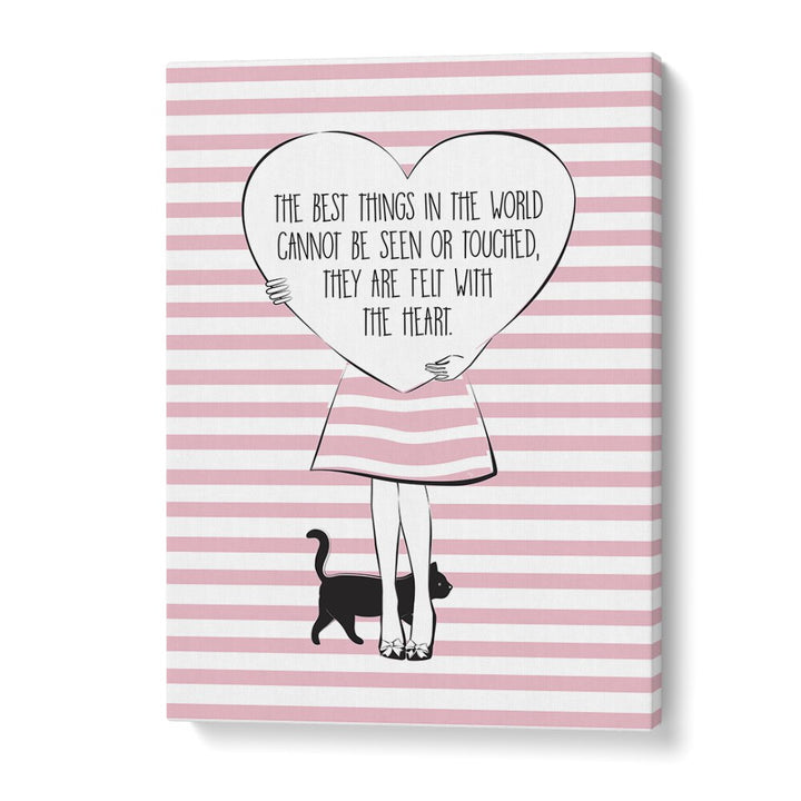 Stylish PINK HEART, FASHION POSTERS by Martina, featuring a heart illustration and elegant design for modern decor.