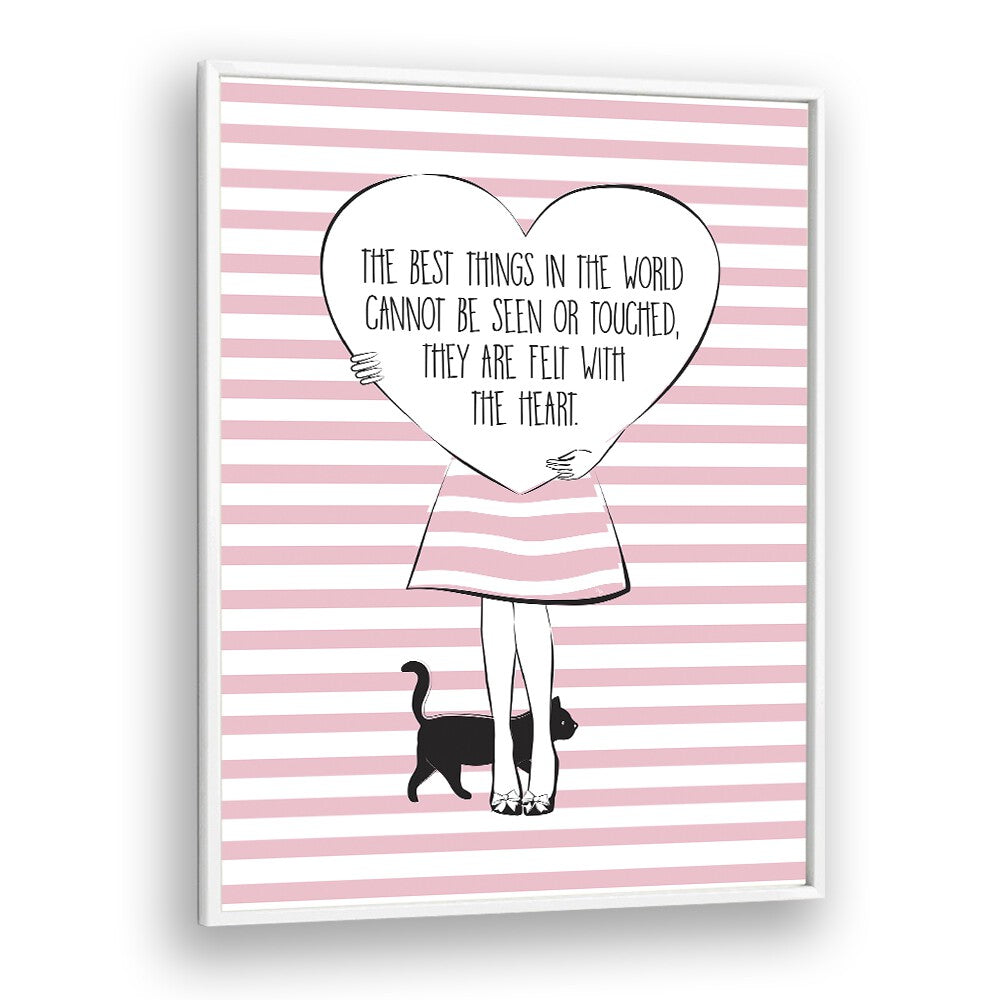 Stylish PINK HEART, FASHION POSTERS by Martina, perfect for adding elegance and charm to your living space.