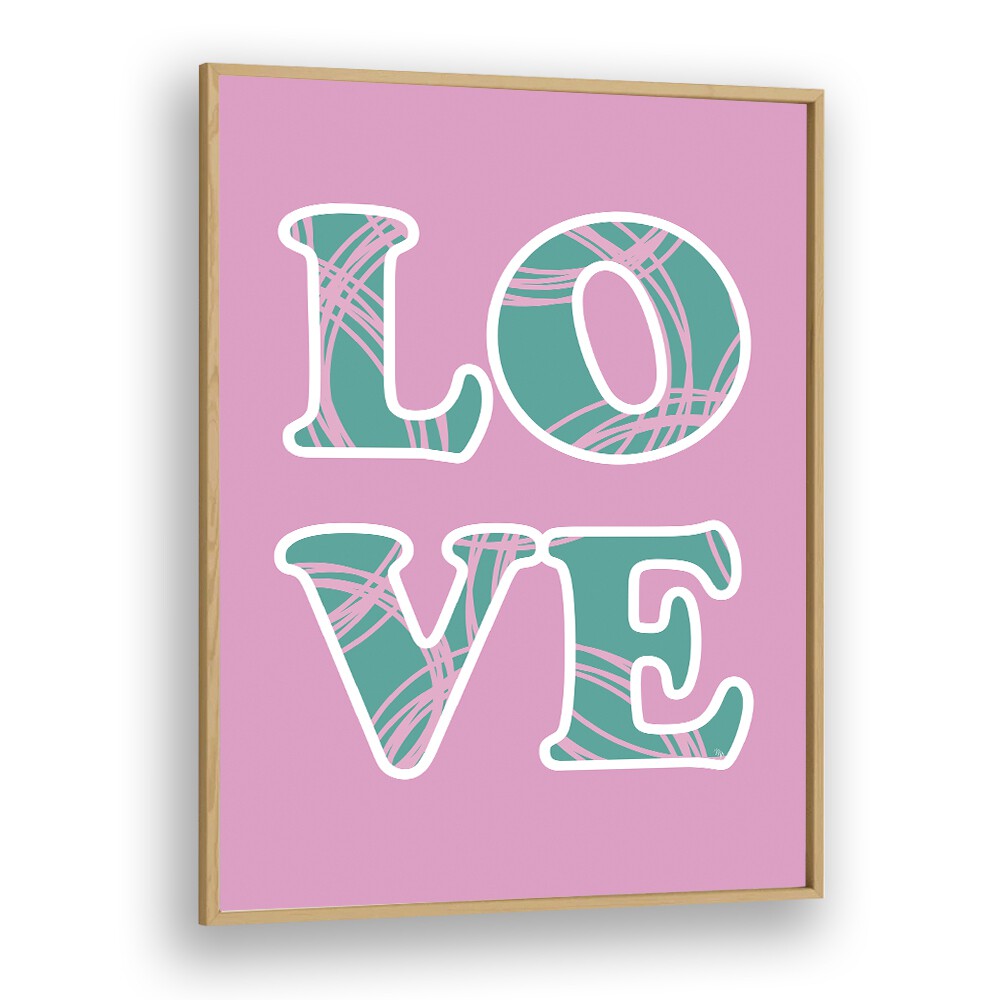 PINK LOVE, FASHION POSTERS by Martina, a stylish artwork to elevate your space with charm and femininity.