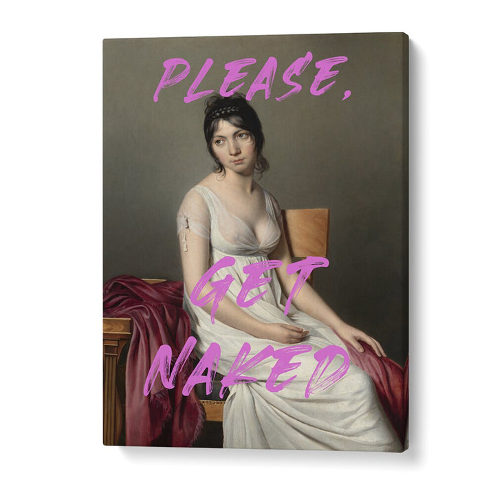 Embrace self-expression with PLEASE GET NAKED, ALTERED ART PRINTS by The Art Concept, featuring innovative designs.