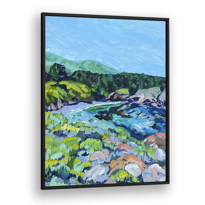 Vibrant Point Lobos landscape paintings by Key and Sea Creative showcase California's stunning coastal beauty.