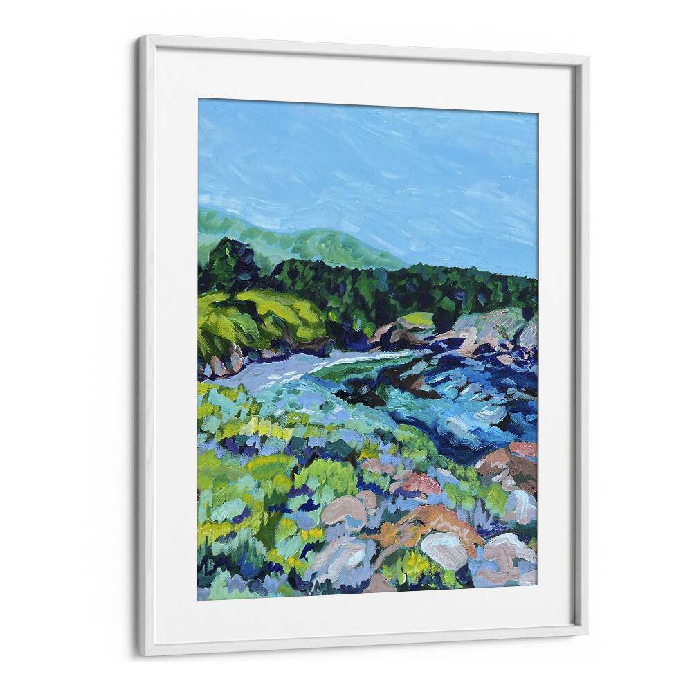 Vibrant POINT LOBOS, LANDSCAPE PAINTINGS by Key and Sea Creative, showcasing California’s stunning coastal scenery.
