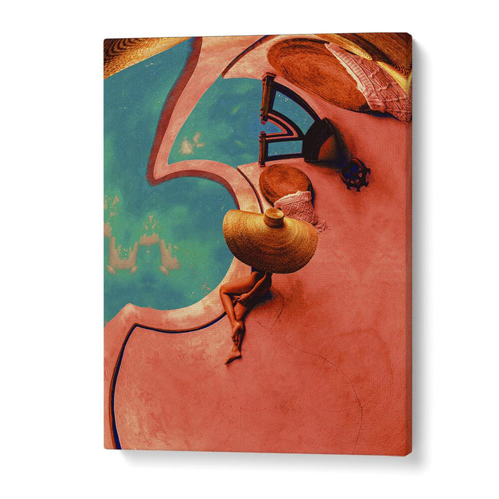 Transform your space with POOLSIDE I, SURREAL ART PRINTS by Cosmo Zach, featuring enchanting surrealism and vibrant colors.