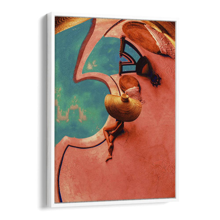 Experience tranquility with POOLSIDE I, SURREAL ART PRINTS by Cosmo Zach, a stunning addition to your decor.