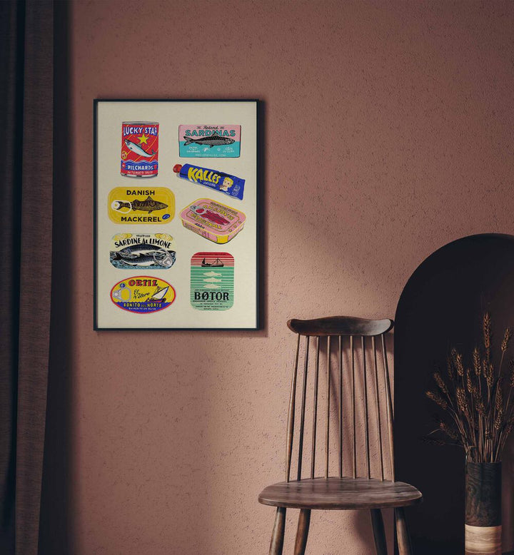 Colorful Pop Art Gallery Wall featuring framed prints, perfect for dynamic gallery walls to elevate your decor.