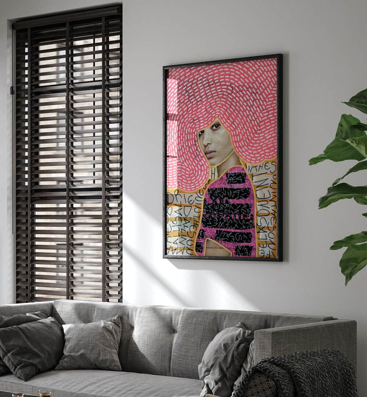 Framed POP ART GALLERY WALL showcasing vibrant art, perfect for dynamic GALLERY WALLS in any modern space.
