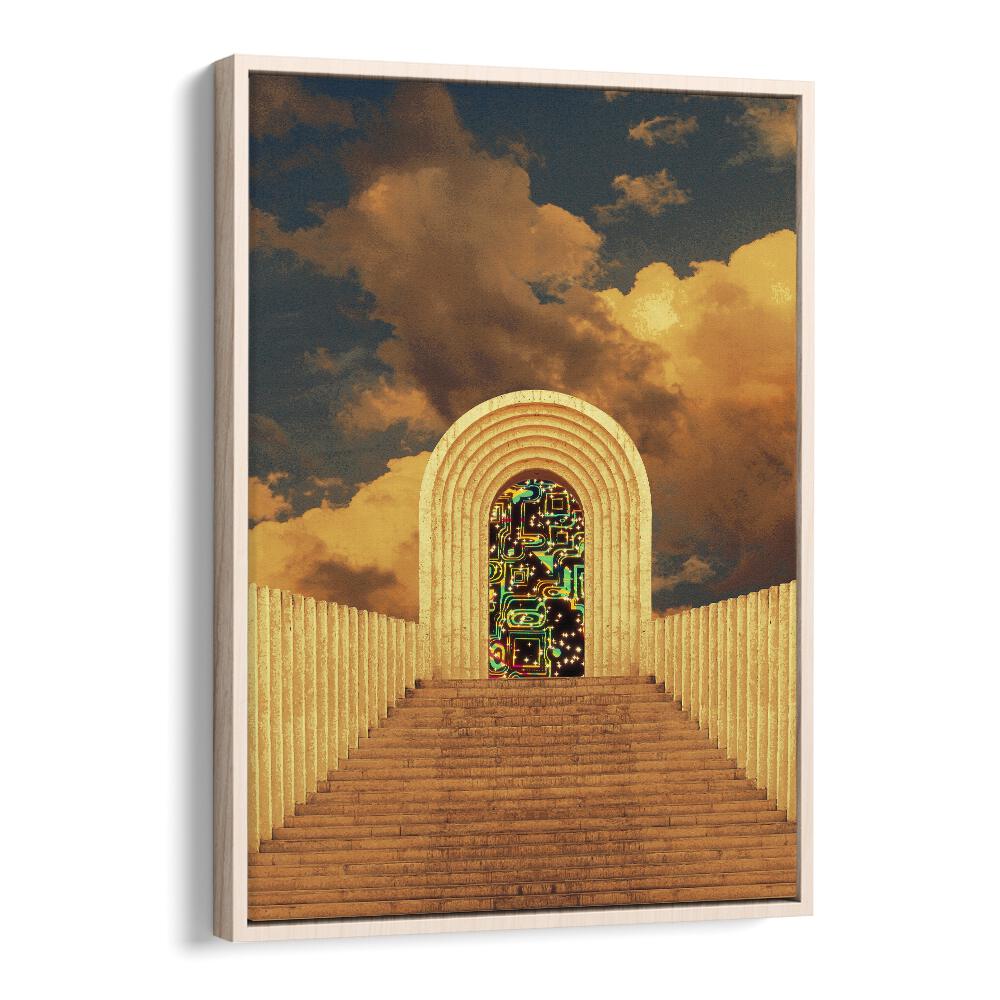 Transform your space with "Portal," a stunning piece from Cosmo Zach's PORTAL, SURREAL ART PRINTS collection.