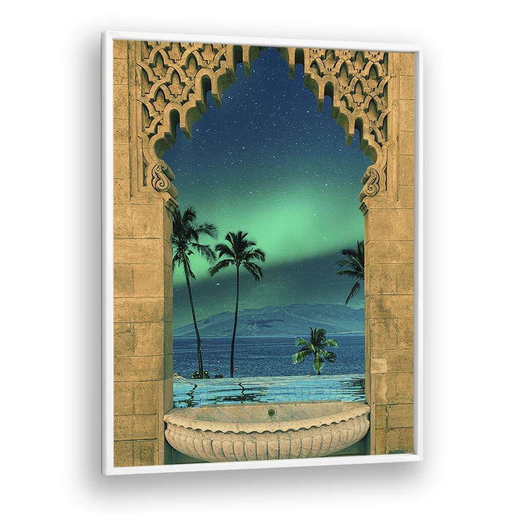 Discover the enchanting PORTAL IN TO THE NIGHT, SURREAL ART PRINTS by Cosmo Zach, blending imagination and beauty.