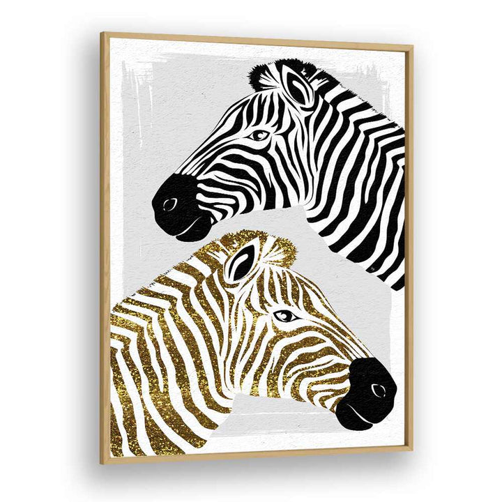 Pretty Zebras, fashion posters by Martina enhance modern decor with unique zebra artwork in a stylish frame.
