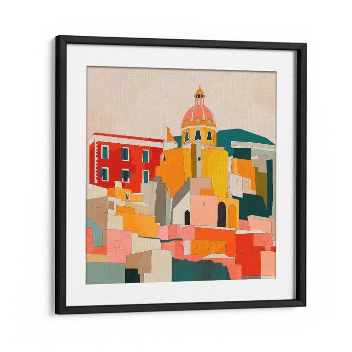 Bright and colorful PROCIDA ITALY KOPIE, LANDSCAPE PAINTINGS by Ana Rut Bre, perfect for enhancing your space.