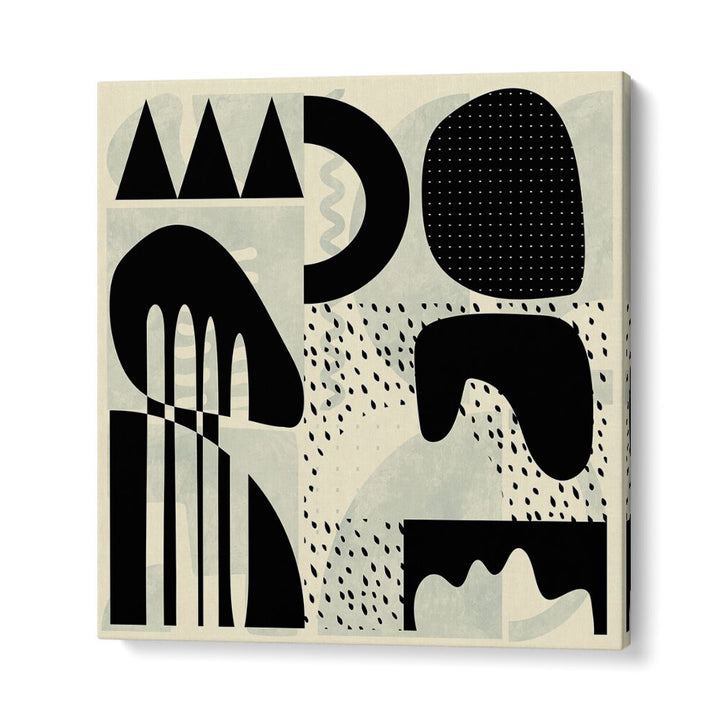 Stylish QUADRATE SW KOPIE III, ABSTRACT PAINTINGS by Ana Rut Bre, perfect for modern art enthusiasts.