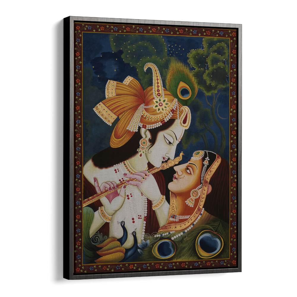 Exquisite RADHA KRISHNA PAINTING, a captivating piece of INDIAN ART PAINTINGS, perfect for enhancing your decor.