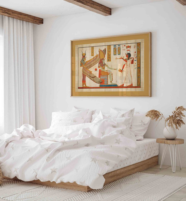 Captivating RAMESSES IV (1153-1147 BC) Egyptian art paintings add timeless elegance to any space.