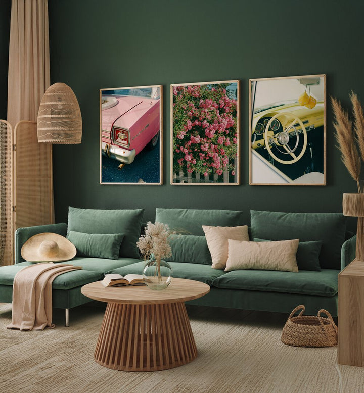 Transform your space with the RETRO CLASSIC SET, SET OF 3 PAINTINGS, featuring vintage-inspired art for nostalgic charm.