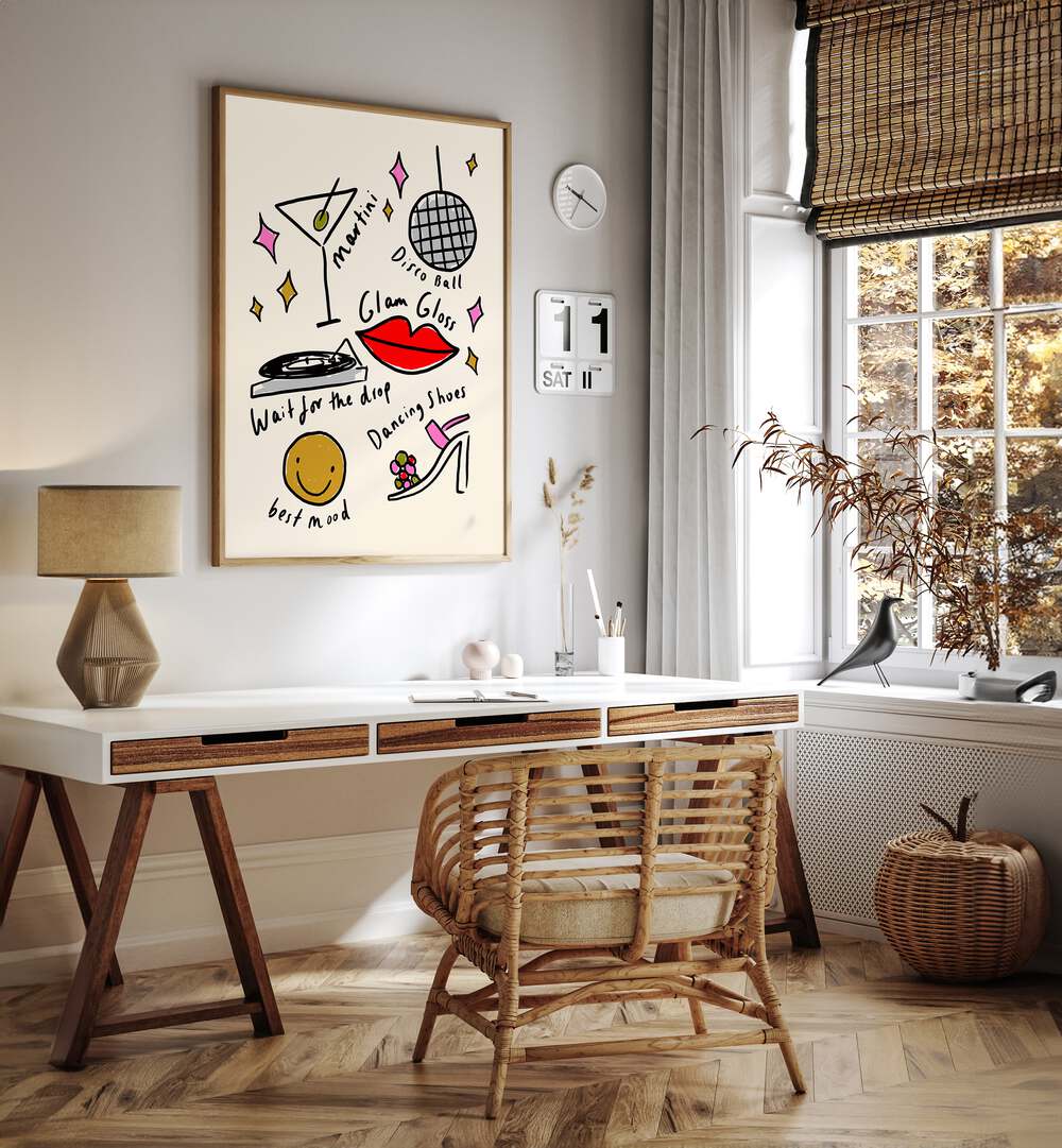 Transform your space with vibrant RETRO DISCO I, FASHION POSTERS showcasing fun disco-themed art. Perfect for any room!
