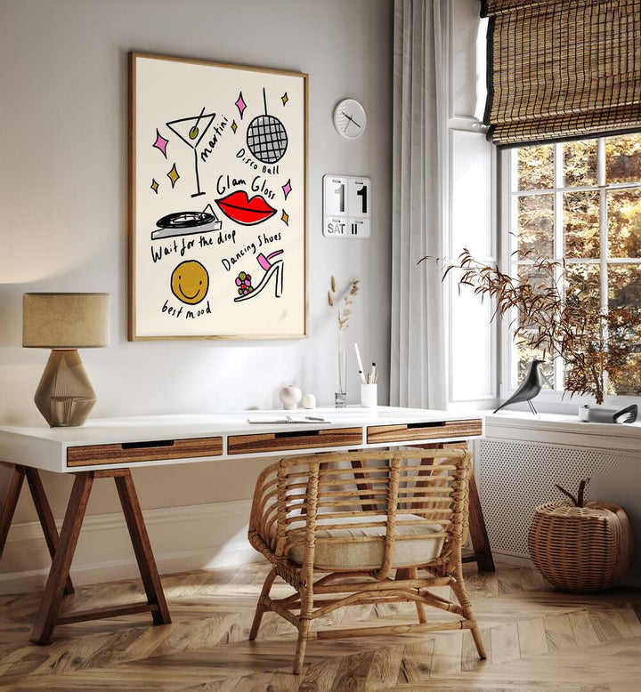 Transform your space with vibrant RETRO DISCO I, FASHION POSTERS showcasing fun disco-themed art. Perfect for any room!