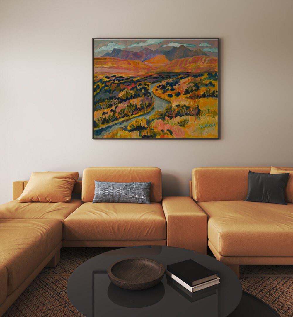 Vibrant RIVER PRINT, LANDSCAPE PAINTINGS add tranquility to your space with serene nature scenes. Perfect decor choice!