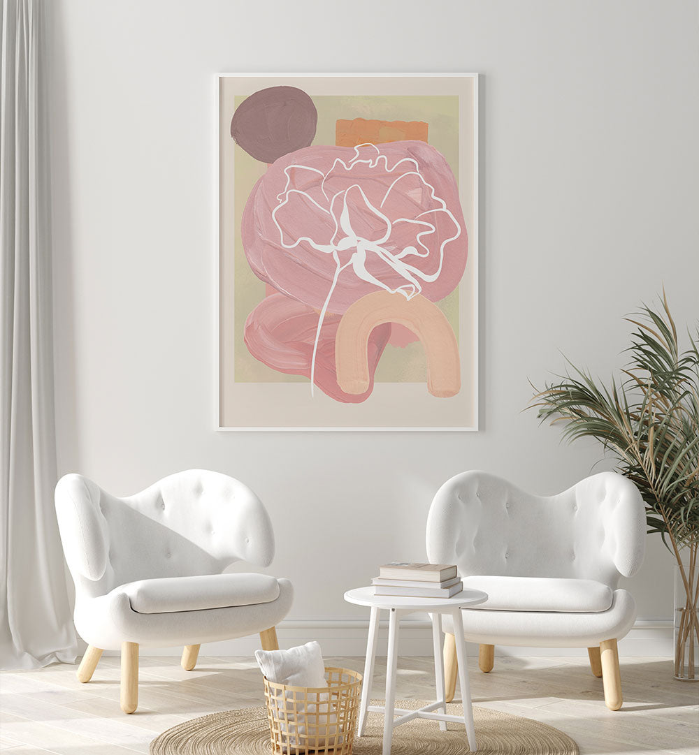 ROSE ILLUSTRATIONS , BOHO ART PAINTINGS