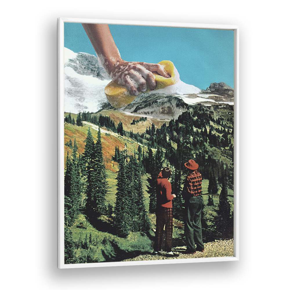 Rub A Dub Ridge, Surreal Art Prints by Vertigo Artography, showcases captivating surrealism in a stunning framed artwork.