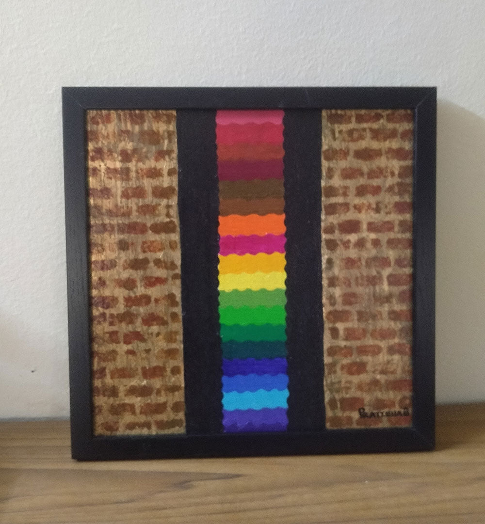 RAINBOW PATH , HANDMADE ARTWORKS
